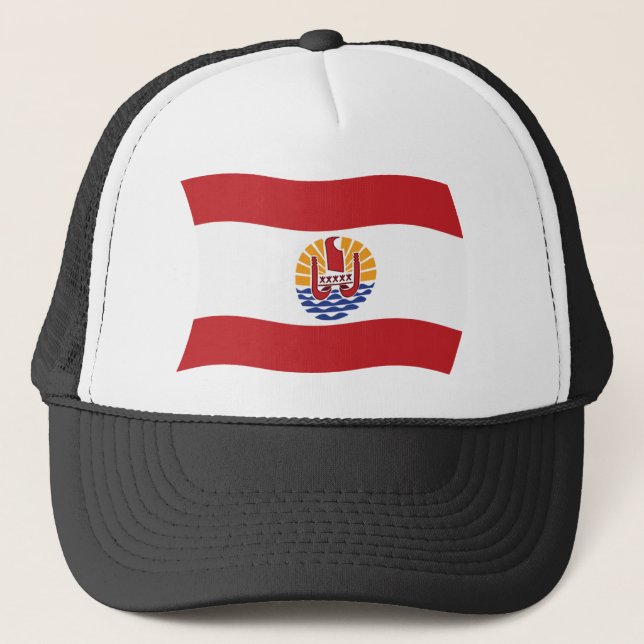 Drapeau Casquette de la Polynésie française (Devant)