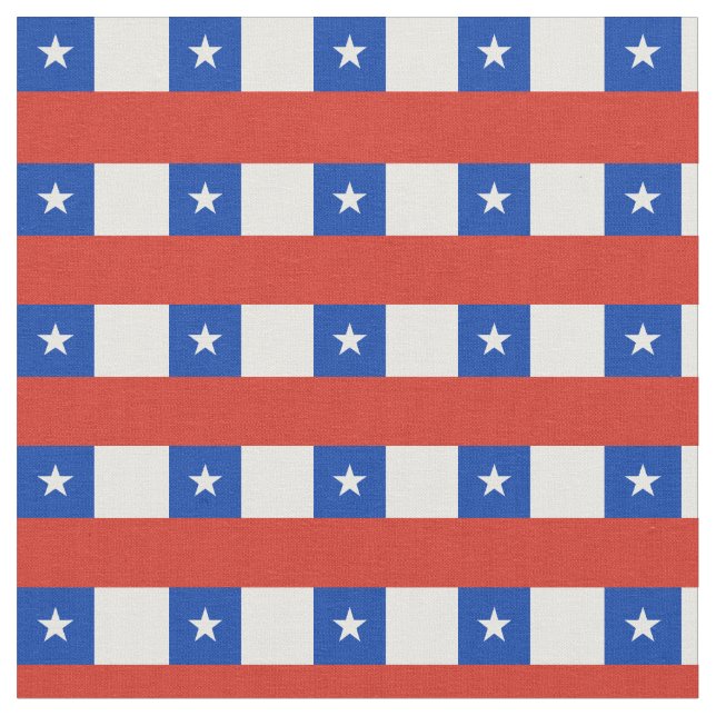 Drapeau chilien et tissu tendance / mode chilien (Fermer)