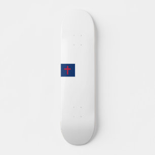 Drapeau chrétien Skateboard