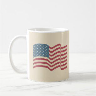 Drapeau classique américain de café Mug