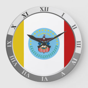 Drapeau Columbus Grande horloge