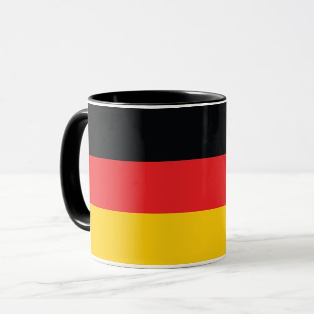 Drapeau Combo Mug D'Allemagne (Devant gauche)