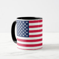 Drapeau Combo Mug Des États-Unis