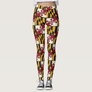 Drapeau cool du Maryland Leggings