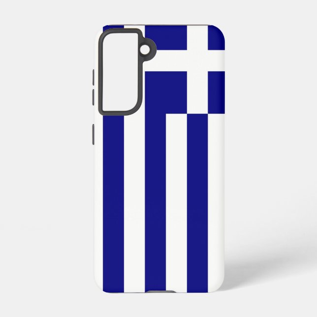 Drapeau Coque Samsung Galaxy S21 de Grèce (Verso)