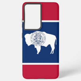 Drapeau Coque Samsung Galaxy S21 Plus du Wyoming