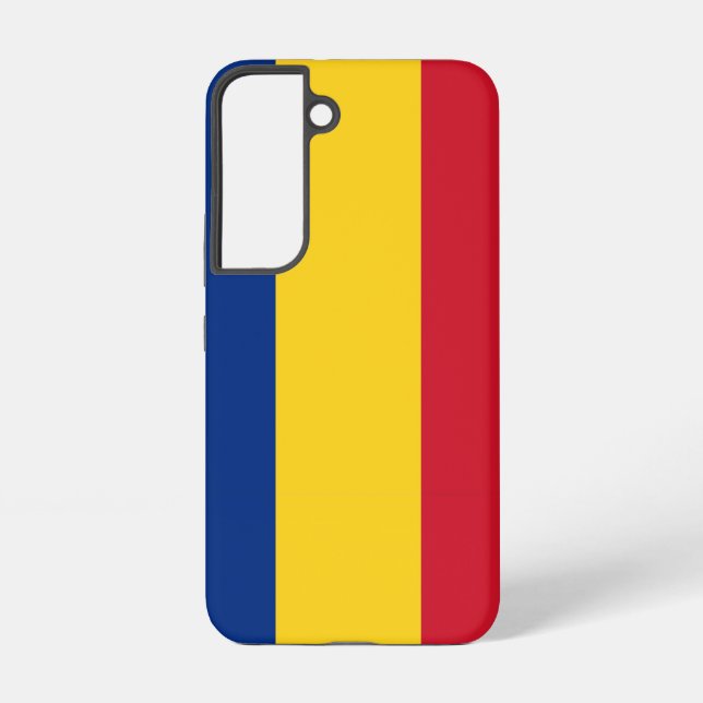 Drapeau Coque Samsung Galaxy S22 de Roumanie (Verso)