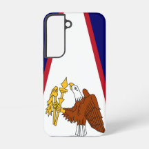 Drapeau Coque Samsung Galaxy S22 des Samoa américa
