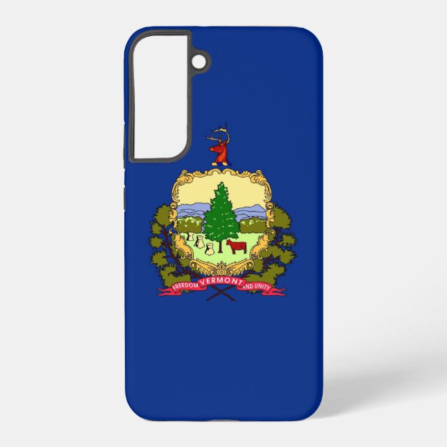 Drapeau Coque Samsung Galaxy S22 Plus du Vermont (Verso)