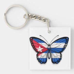 Drapeau cubain de papillon