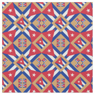 Drapeau cubain et mode cubain tendance Tissu GLD