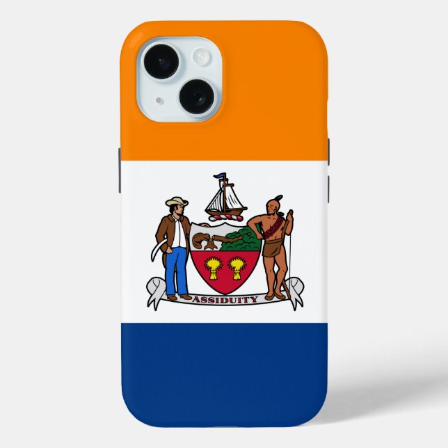 Drapeau d'Albany, New York iPhone / coque ipad (Verso)