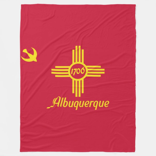 Drapeau d'Albuquerque, Nouveau-Mexique Couverture  (Devant)