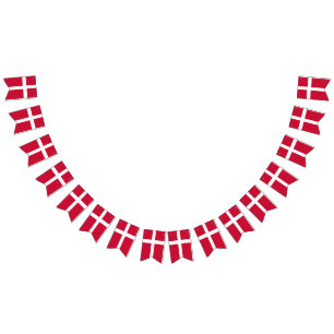 Drapeau Danemark bannière de mise en drapeau