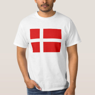 Drapeau danois t-shirts pour le Danemark