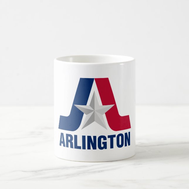 Drapeau d'Arlington, Texas Coffee Mug (Centre)