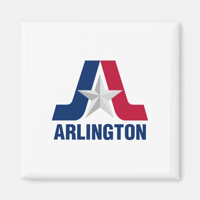 Drapeau d'Arlington, Texas Magnet (Devant)