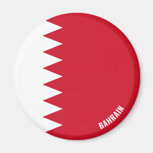 Drapeau de Bahreïn Le charmant aimant patriotique