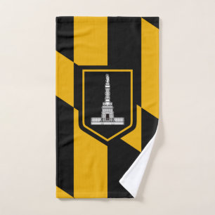 Drapeau de Baltimore, Serviette à main du Maryland