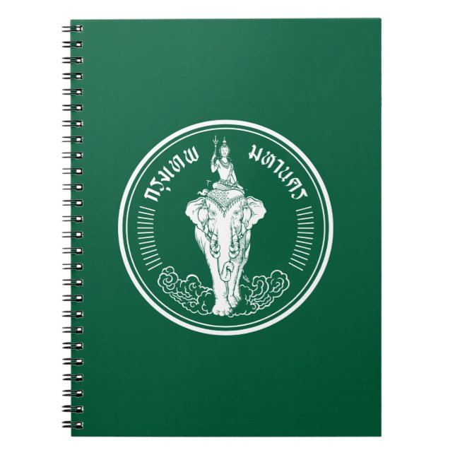 Drapeau de Bangkok, Thaïlande Carnet (Devant)