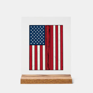 Drapeau de baseball en détresse design vectoriel v