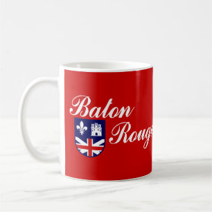 Drapeau de Baton Rouge, Mug de café Louisiane