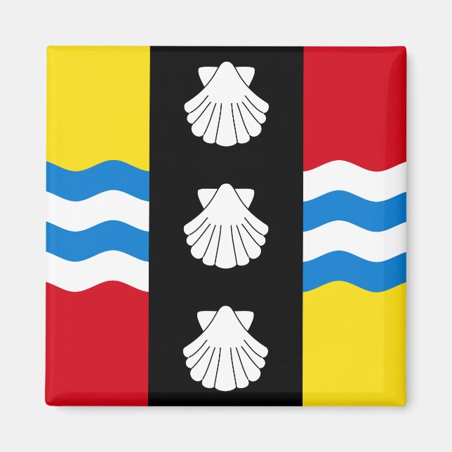 Drapeau de Bedfordshire Magnet (Devant)
