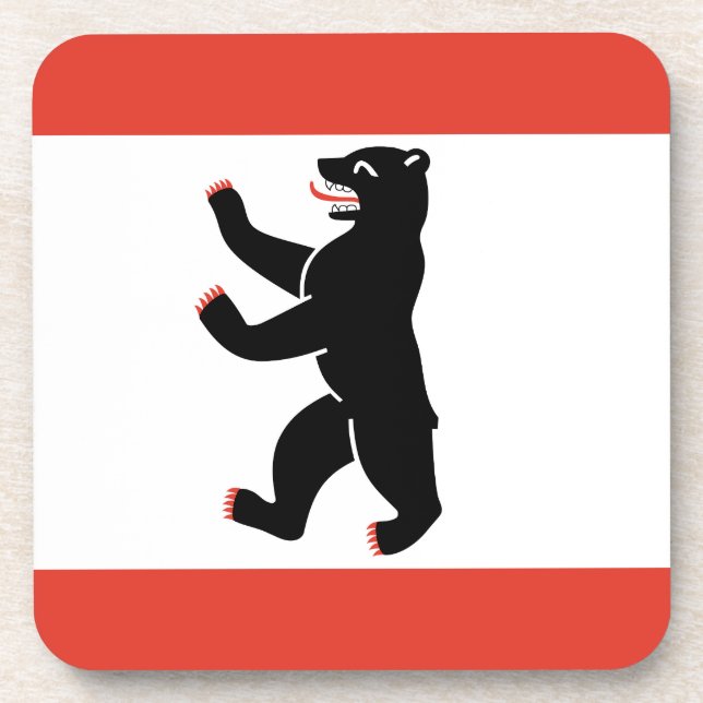 Drapeau de Berlin Dessous de verre de boisson (Devant)