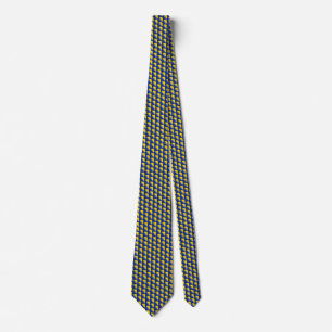 Drapeau de Bosnie-Herzégovine Honeycomb Cravate