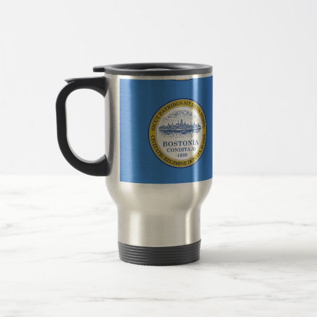Drapeau de Boston, Massachusetts Travel Mug (Gauche)