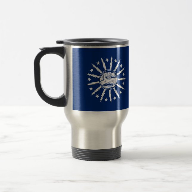 Drapeau de Buffalo, New York Travel Mug (Gauche)
