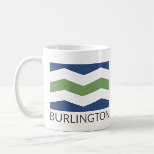 Drapeau de Burlington, Vermont Coffee Mug