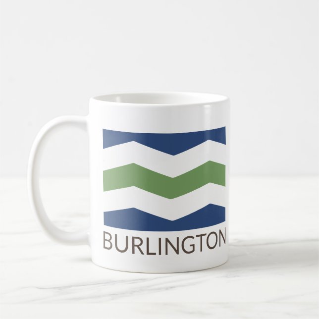 Drapeau de Burlington, Vermont Coffee Mug (Gauche)