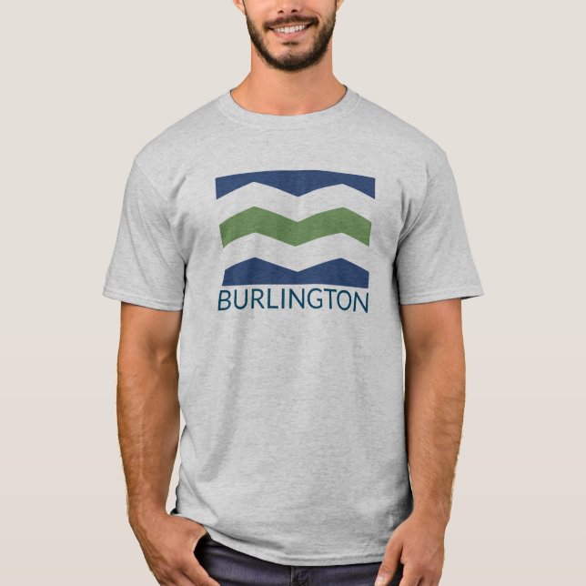 Drapeau de Burlington, Vermont T-Shirt (Devant)