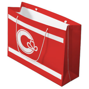Drapeau de Calgary, Alberta Grand sac cadeau