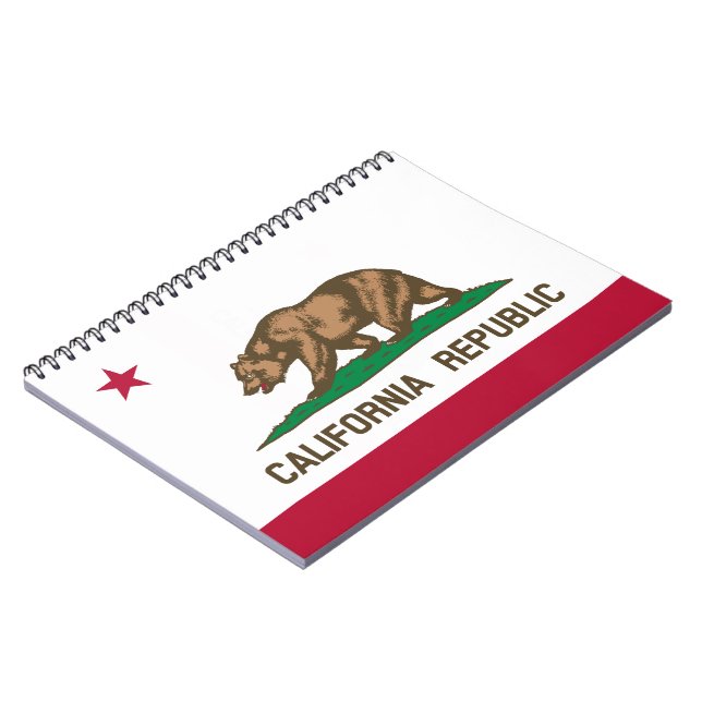 Drapeau De Californie, carnet D'Espiral (Côté gauche)