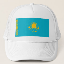 Drapeau de casquette de camionneur de Kazakhstan