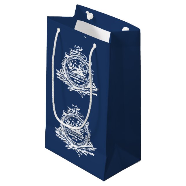 Drapeau de Charleston, Sac cadeau de petite taille (Devant Angle)