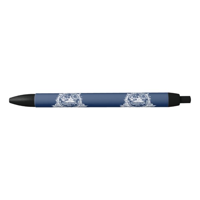 Drapeau de Charleston, Stylo d'encre noire de Caro (Devant)