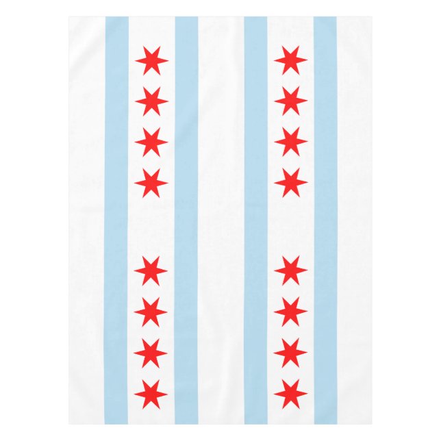 Drapeau de Chicago, Illinois Nappe (Devant)