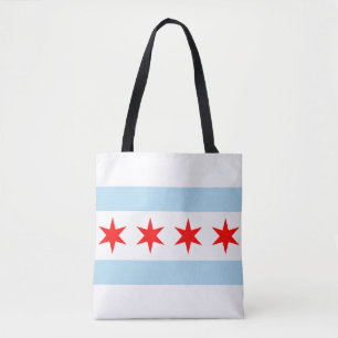 Drapeau de Chicago, Illinois Sac fourre-tout
