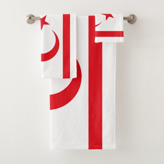 Drapeau de Chypre du Nord (En situation)