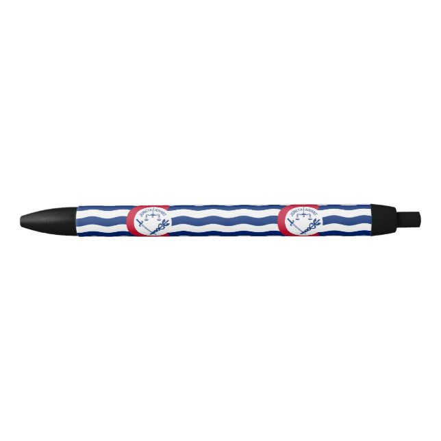 Drapeau de Cincinnati, Stylo d'encre noire de l'Oh (Devant)