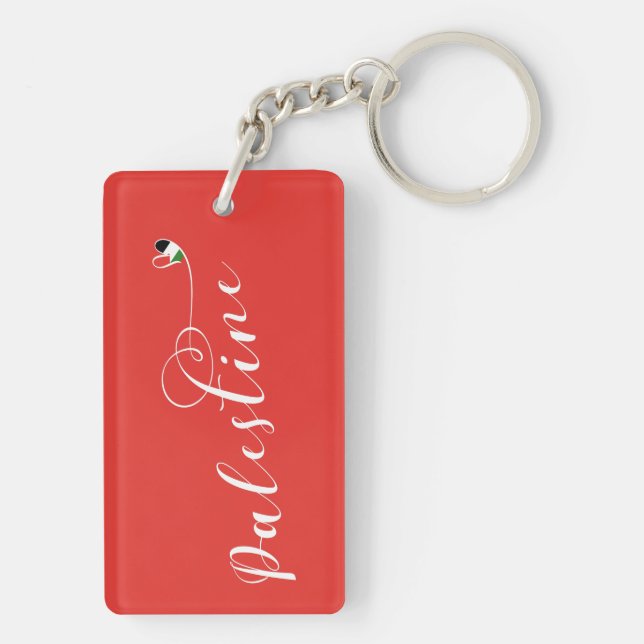 Drapeau de coeur de Palestine, Palestinien (Dos)