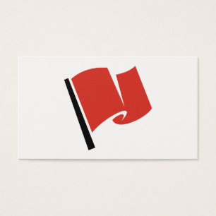 Drapeau de course rouge