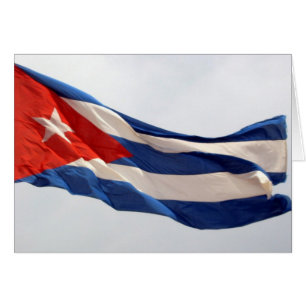 drapeau de Cuba flottant