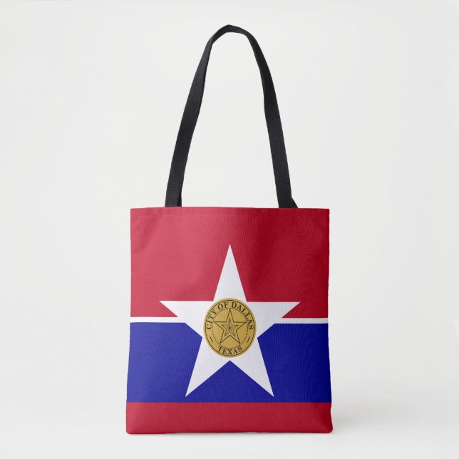 Drapeau de Dallas, Sac fourre-tout du Texas (Devant)