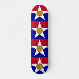 Drapeau de Dallas, Texas Skateboard