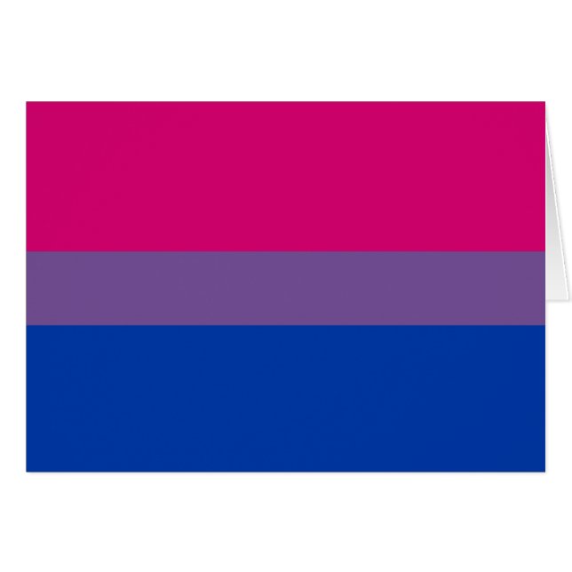 Drapeau de fierté bisexuel (Devant horizontal)