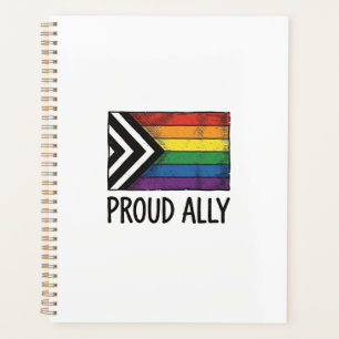 Drapeau de fierté d'allié fier vecteur t-shirt des